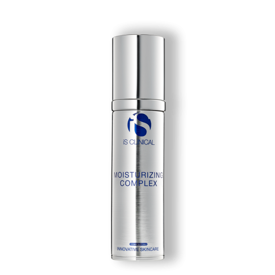 iS Clinical Moisturizing Complex jar on white