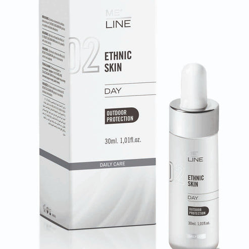 Meline Day Serum for phototypes IV to VI, bottle on white