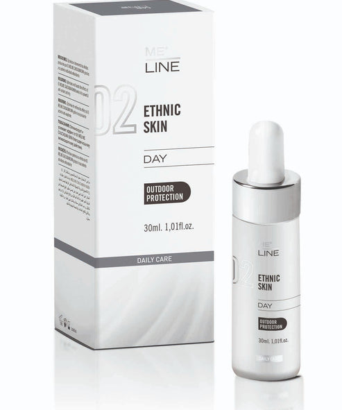 Meline Day Serum for phototypes IV to VI, bottle on white